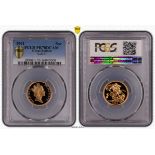 1991 Gold Sovereign Proof PCGS PR70 DCAM #36045008 (AGW=0.2355 oz.)