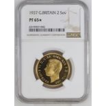 1937 Gold 2 Pounds (Double Sovereign) Proof NGC PF 65* #6319957-002 (AGW=0.4711 oz.)