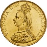 1887 Gold 5 Pounds (5 Sovereigns) Extremely fine (AGW=1.1777 oz.)