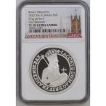 2022 Silver 5 Pounds (2 oz.) King James I Proof NGC PF 70 ULTRA CAMEO #2880412-002 COA