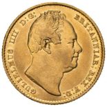 1832 Gold Sovereign Second bust Scarce. Very fine, cleaned (AGW=0.2355 oz.)