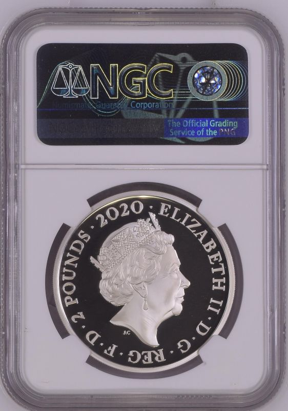 2020 Lot of 5 Silver Bond, James Bond 2 Pounds Proof NGC PF 70 ULTRA CAMEO Box & COA (ASW=5.0127 oz. - Image 10 of 10