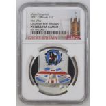 2021 Silver 2 Pounds (1 oz.) Music Legends - The Who Proof NGC PF 70 ULTRA CAMEO #6031445-006 Box &
