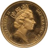 1987 Gold Sovereign Proof (AGW=0.2355 oz.)