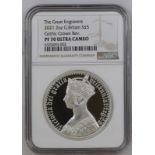 2021 Silver 5 Pounds (2 oz.) Gothic Crown - Victoria Portrait Proof NGC PF 70 ULTRA CAMEO #6320493-0