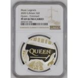 2020 Lot of 3 Silver Queen 2 Pounds Proof NGC PF 69 ULTRA CAMEO Box & COA (ASW=3.0076 oz.)