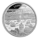 2022 Silver 2 Pounds (1 oz.) City Views - London Proof Box & COA