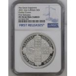 2021 Silver 5 Pounds (2 oz.) Gothic Crown Quartered Arms Proof NGC PF 70 ULTRA CAMEO #6319643-004 Bo