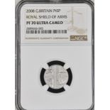 2008 Platinum Five Pence Royal Shield of Arms design Proof NGC PF 70 ULTRA CAMEO #2889666-005
