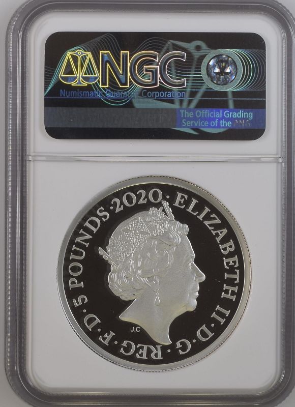 2020 Lot of 4 Silver Three Graces 5 Pounds Proof NGC PF 70 ULTRA CAMEO Box & COA (ASW=8.0203 oz.) - Image 2 of 8