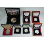 1987-2015 Lot of 7 Silver Various Denominations Box & COA (ASW=11.7901 oz.)