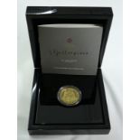 St. Helena 2021 Gold 5 Pounds The Three Graces "Pattern" Proof Box & COA (AGW=1.5460 oz.)