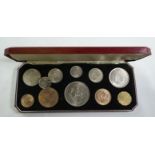 1953 Various Metals 10-Coin Coronation Set