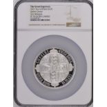 2021 Silver 10 Pounds (5 oz.) Gothic Crown Quartered Arms Proof NGC PF 70 ULTRA CAMEO #6319604-001 B