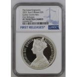 2021 Silver 5 Pounds (2 oz.) Gothic Crown - Victoria Portrait Proof NGC PF 70 ULTRA CAMEO #6320496-0