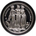 St. Helena 2021 Silver 5 Pounds The Three Graces Proof Box & COA