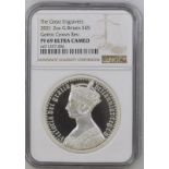 2021 Silver 5 Pounds (2 oz.) Gothic Crown - Victoria Portrait Proof NGC PF 69 ULTRA CAMEO #6671297-0