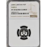 2008 Platinum Five Pence Ironside design Proof NGC PF 70 ULTRA CAMEO #2889666-012