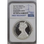 2021 Silver 5 Pounds (2 oz.) Gothic Crown - Victoria Portrait Proof NGC PF 70 ULTRA CAMEO #6320496-0