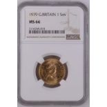 1979 Gold Sovereign NGC MS 66 #2116745-018 (AGW=0.2355 oz.)