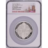 2021 Silver 10 Pounds (10 oz.) Gothic Crown Quartered Arms Proof NGC PF 70 ULTRA CAMEO #6320616-001