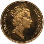 1987 Gold 2 Pounds (Double Sovereign) Proof (AGW=0.4711 oz.)