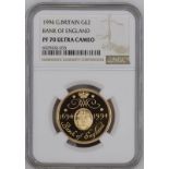 1994 Gold 2 Pounds Bank of England Proof NGC PF 70 ULTRA CAMEO #6029432-035 (AGW=0.4711 oz.)