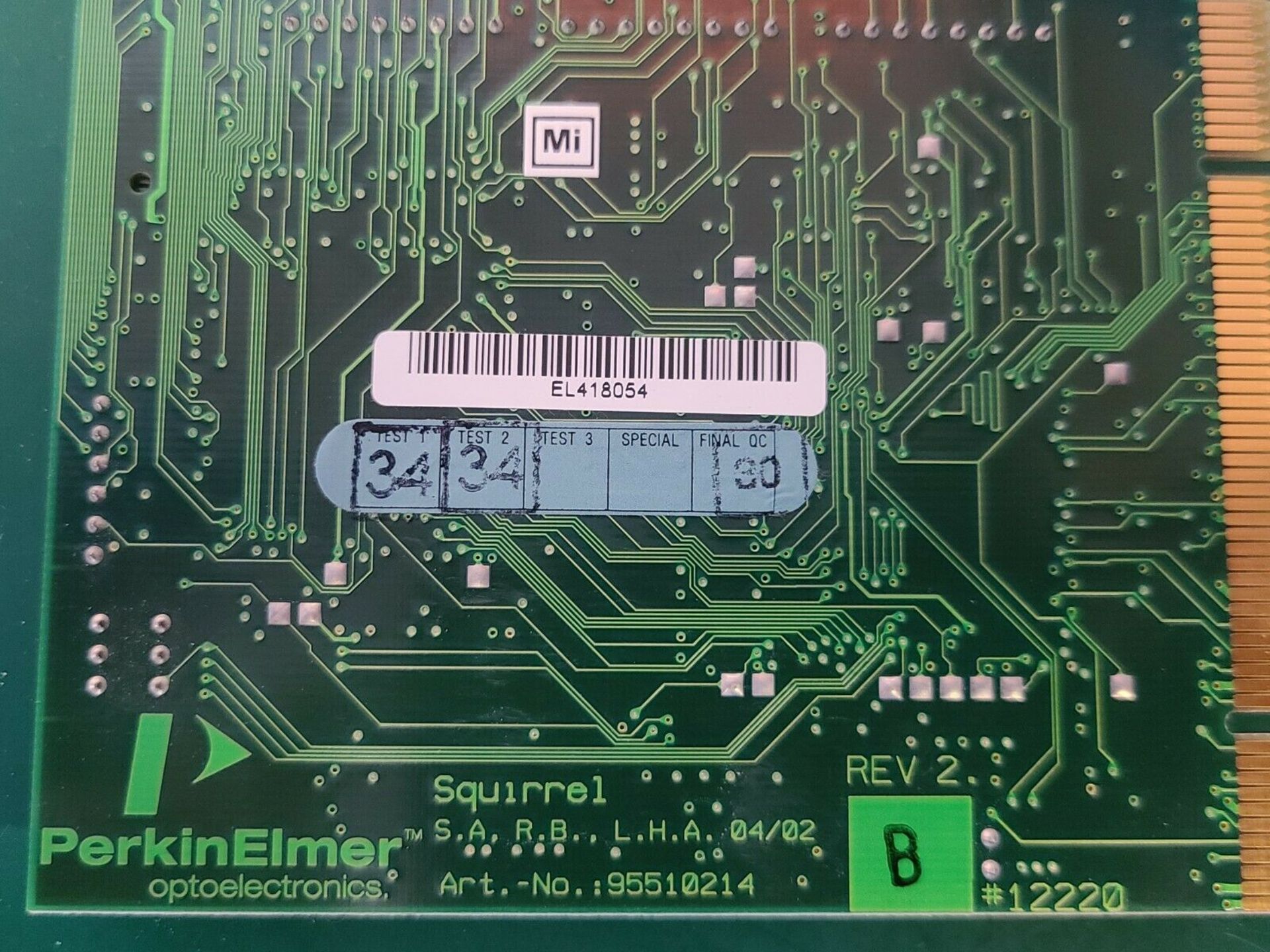 PERKIN ELMER SQUIRREL PCI FRAME GRABBER CARD - Image 3 of 3