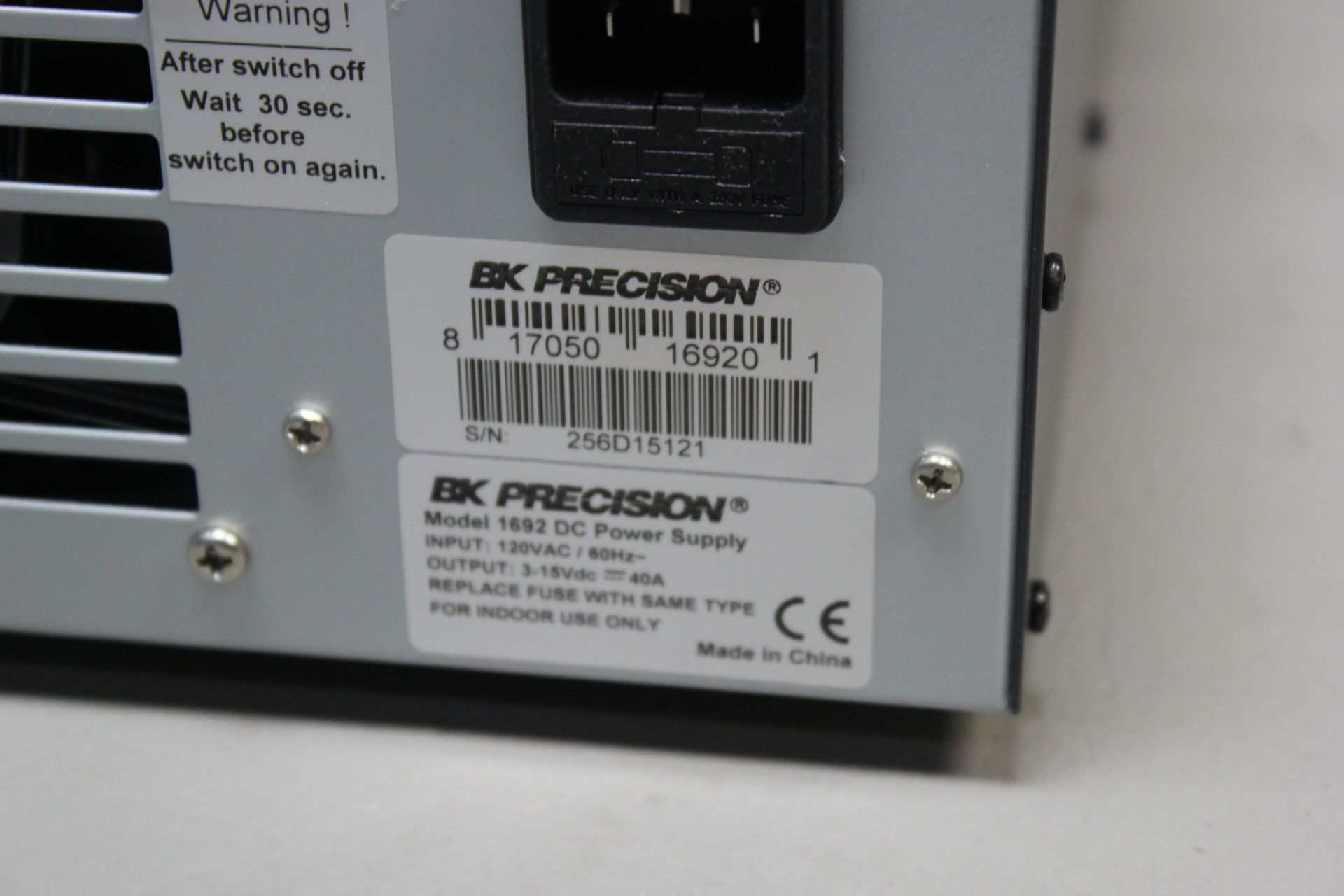 BK PRECISION DC REGULATED POWER SUPPLY - Image 5 of 6