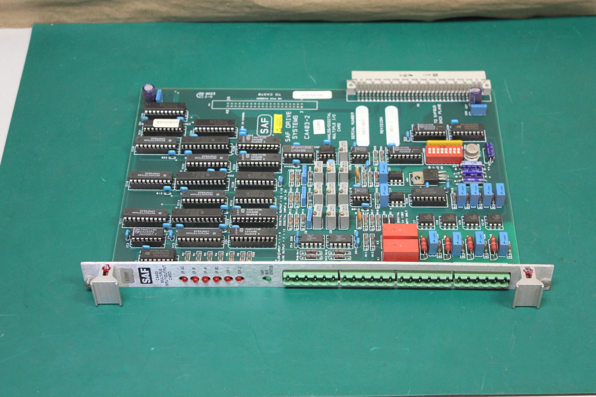 SAF DRIVE SYSTEMS CA403 MULTIPLE INPUT/OUTPUT CARD