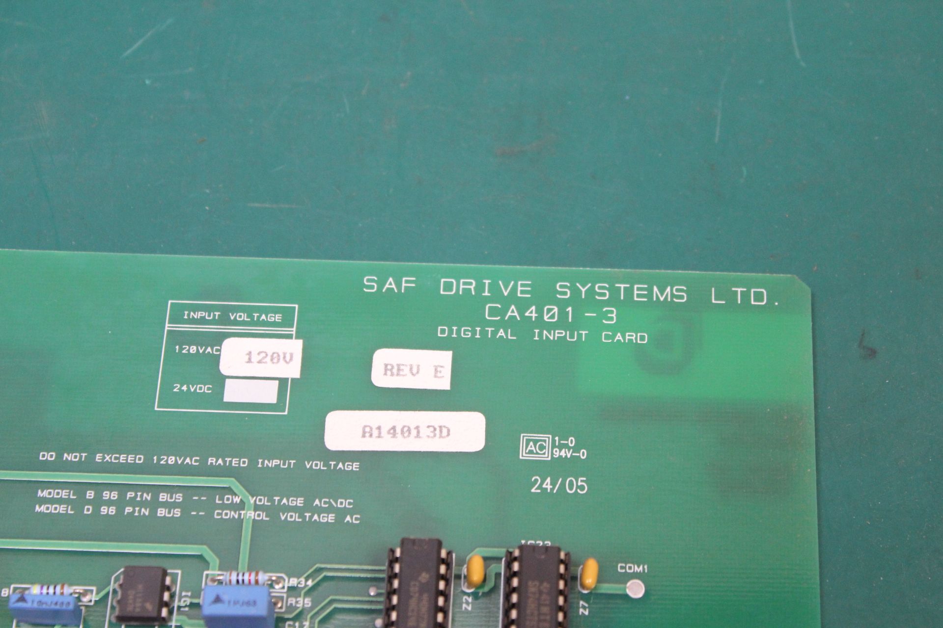 SAF DRIVE SYSTEMS CA401 DIGITAL INPUT CARD - Image 3 of 3
