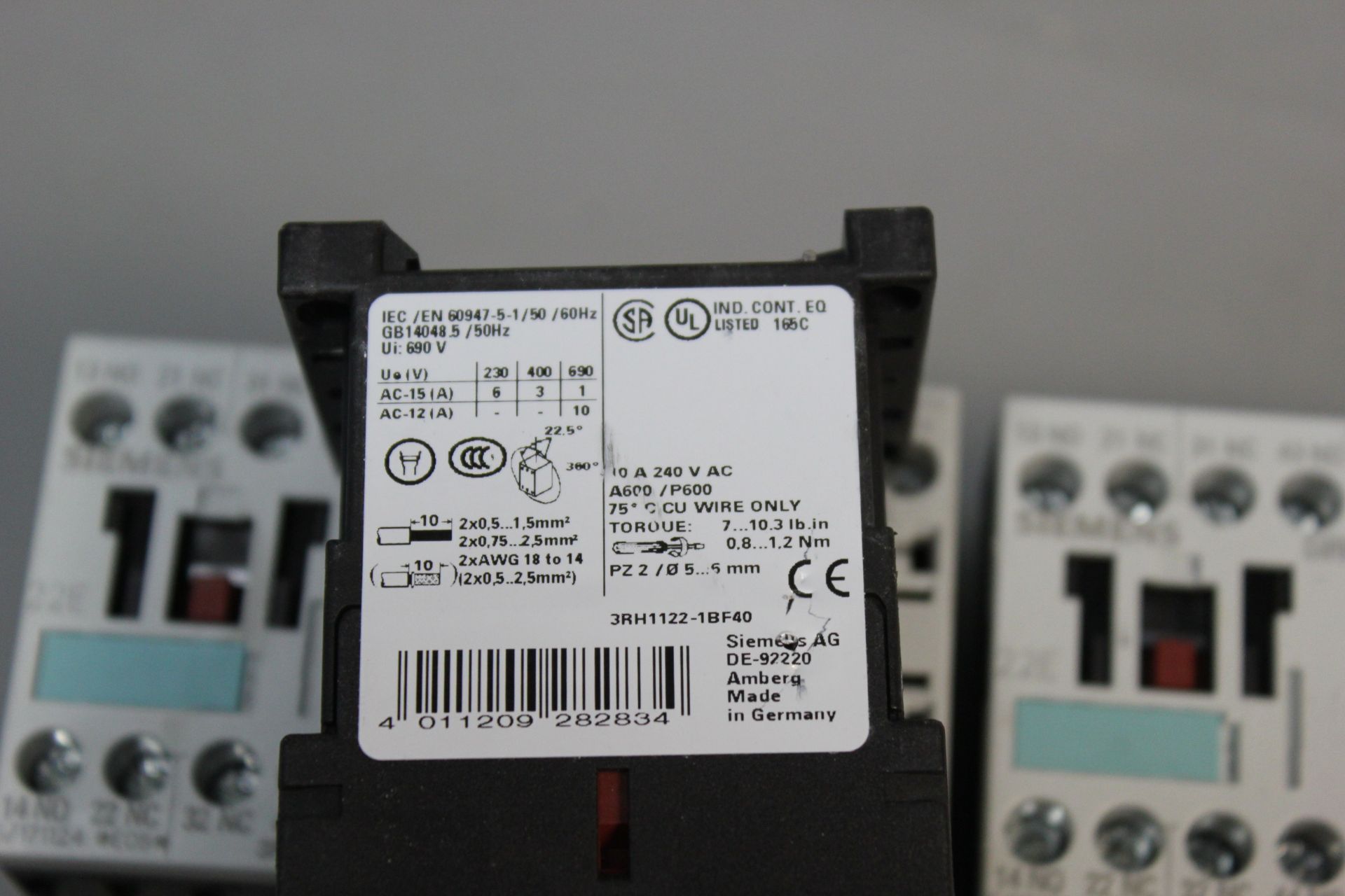 LOT OF 5 SIEMENS CONTACTORS - Image 4 of 4