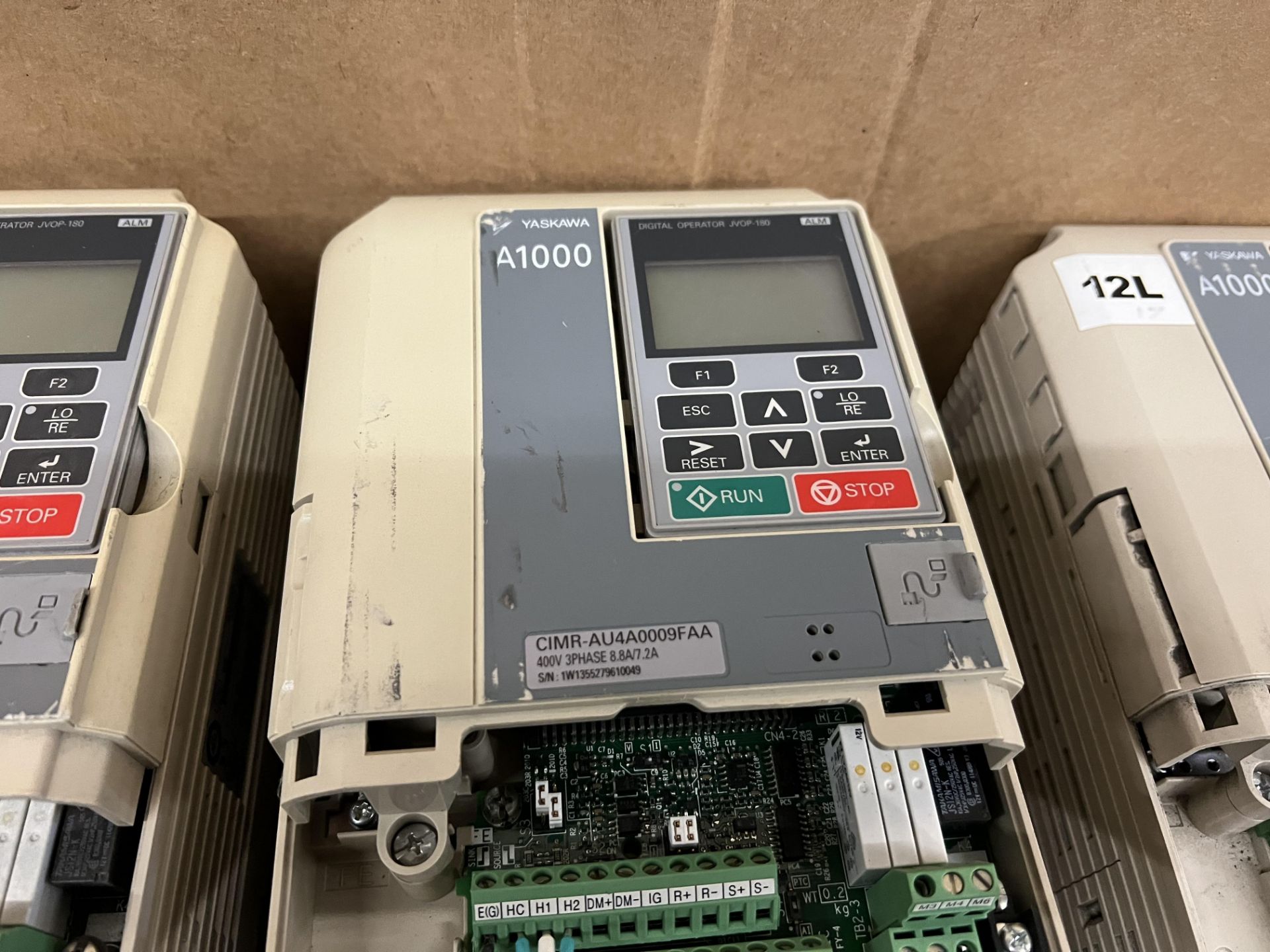 LOT OF 3 YASKAWA VARIABLE SPEED DRIVES - Image 3 of 7