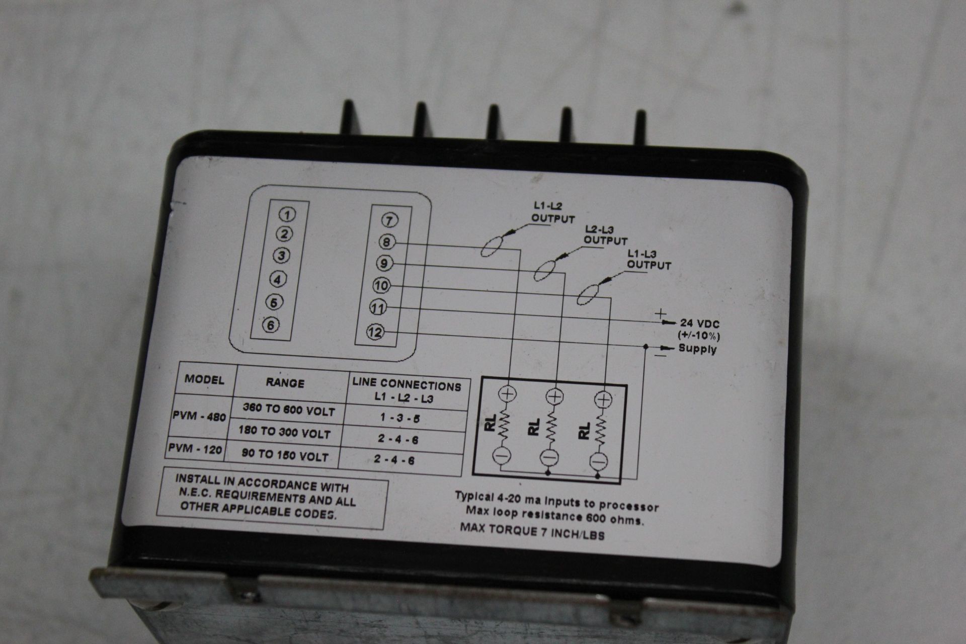 KELE VOLTAGE TRANSDUCER - Image 3 of 3