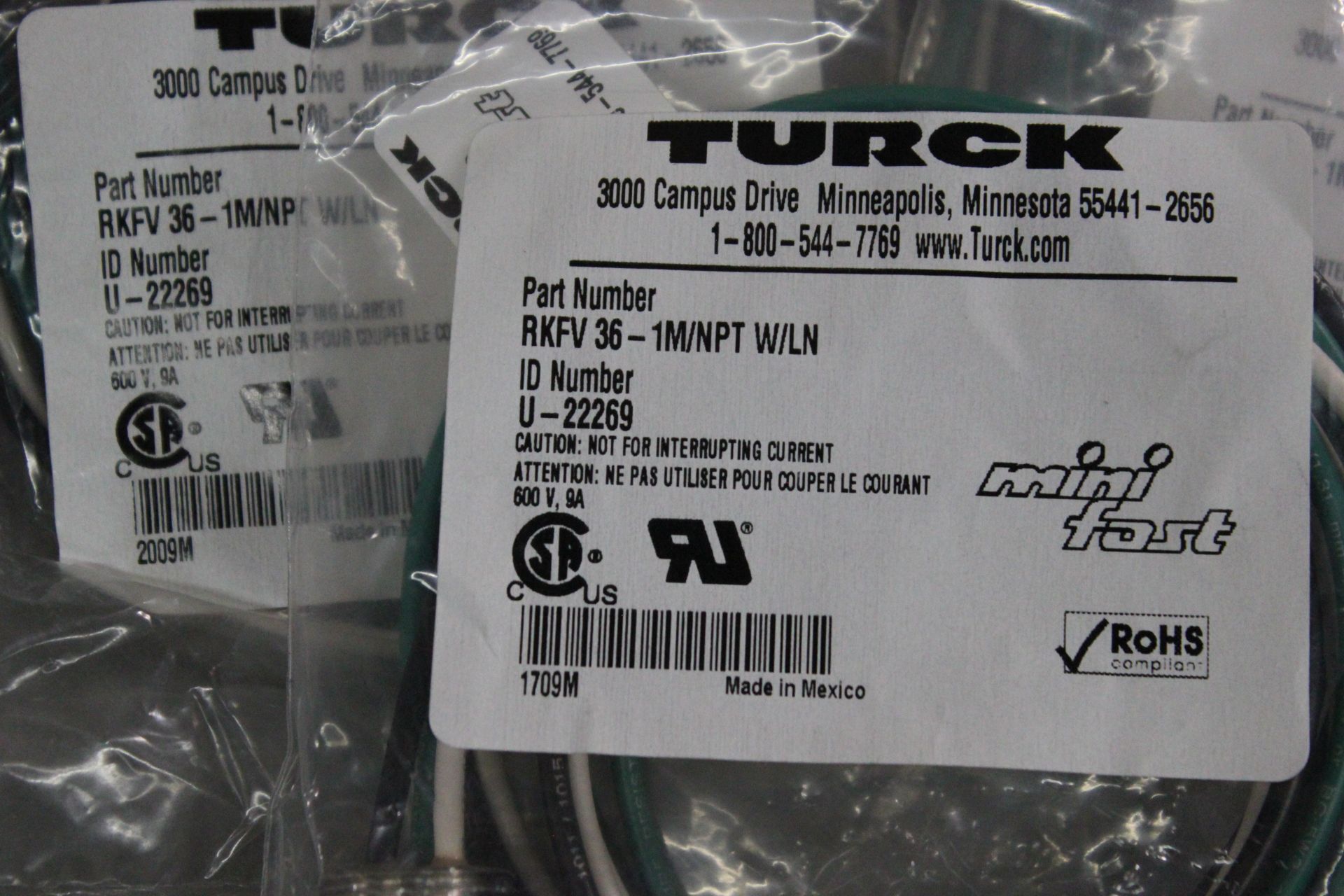 LOT OF NEW TURCK CABLES - Image 2 of 2