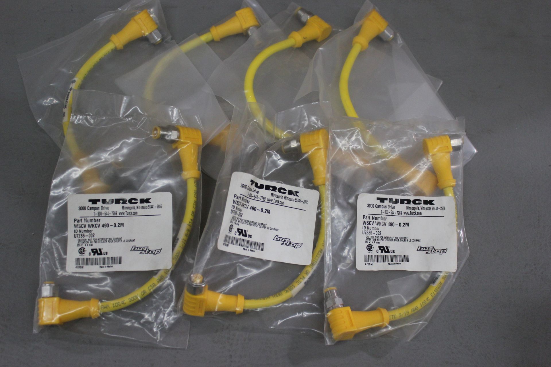 LOT OF NEW TURCK CABLES