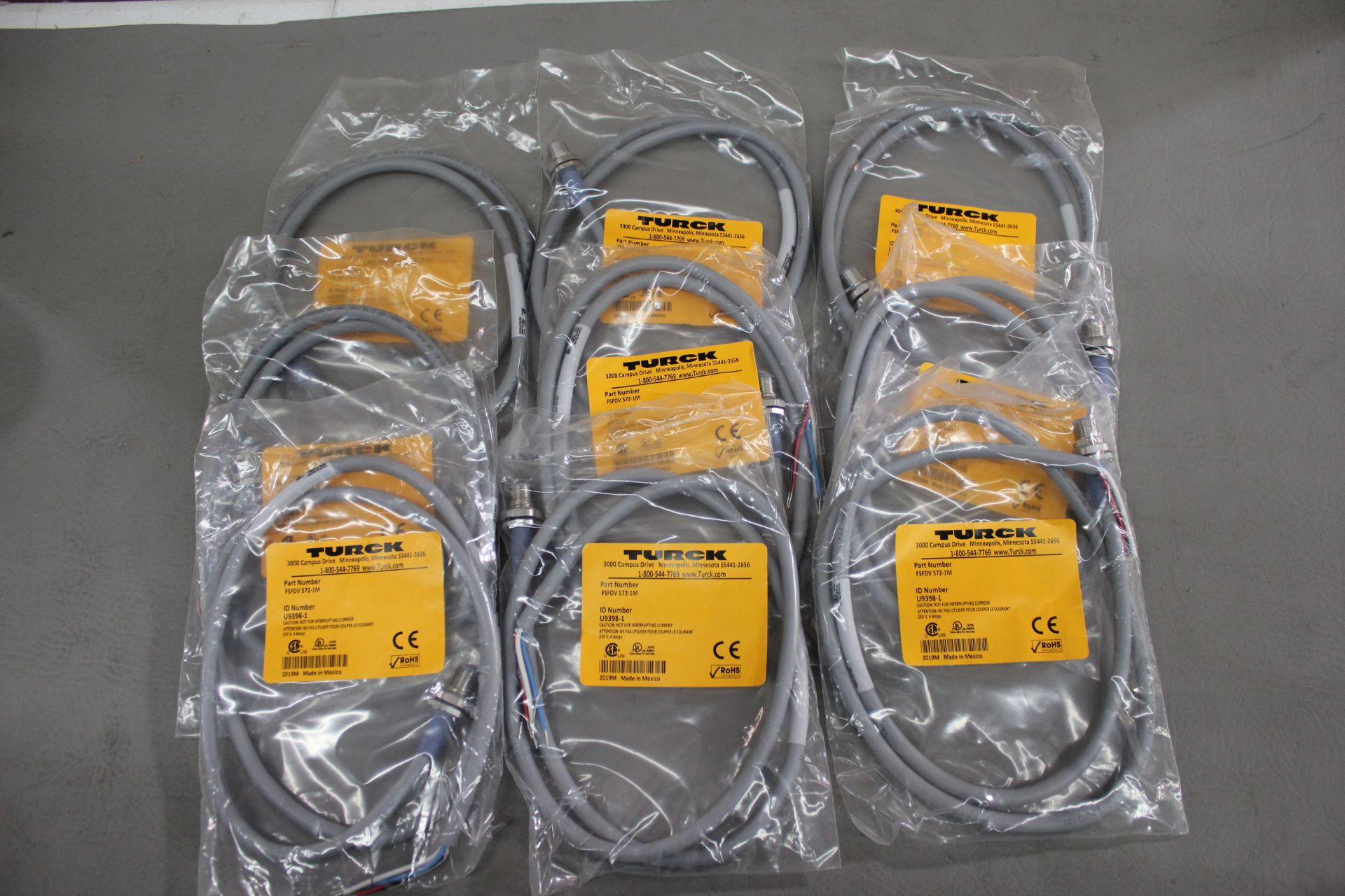 LOT OF NEW TURCK CABLES