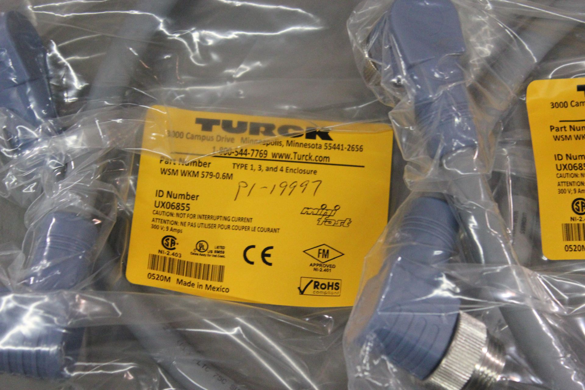 LOT OF NEW TURCK CABLES - Image 2 of 3