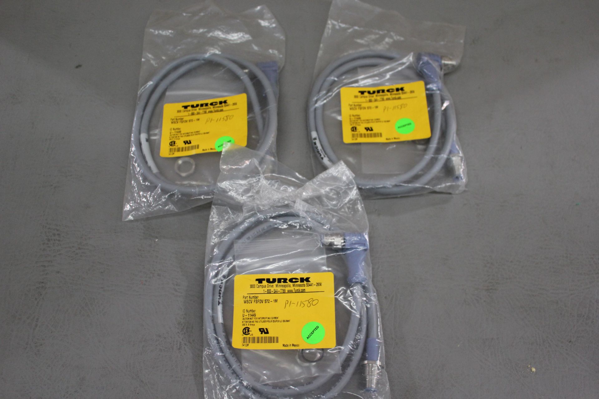 LOT OF NEW TURCK CABLES