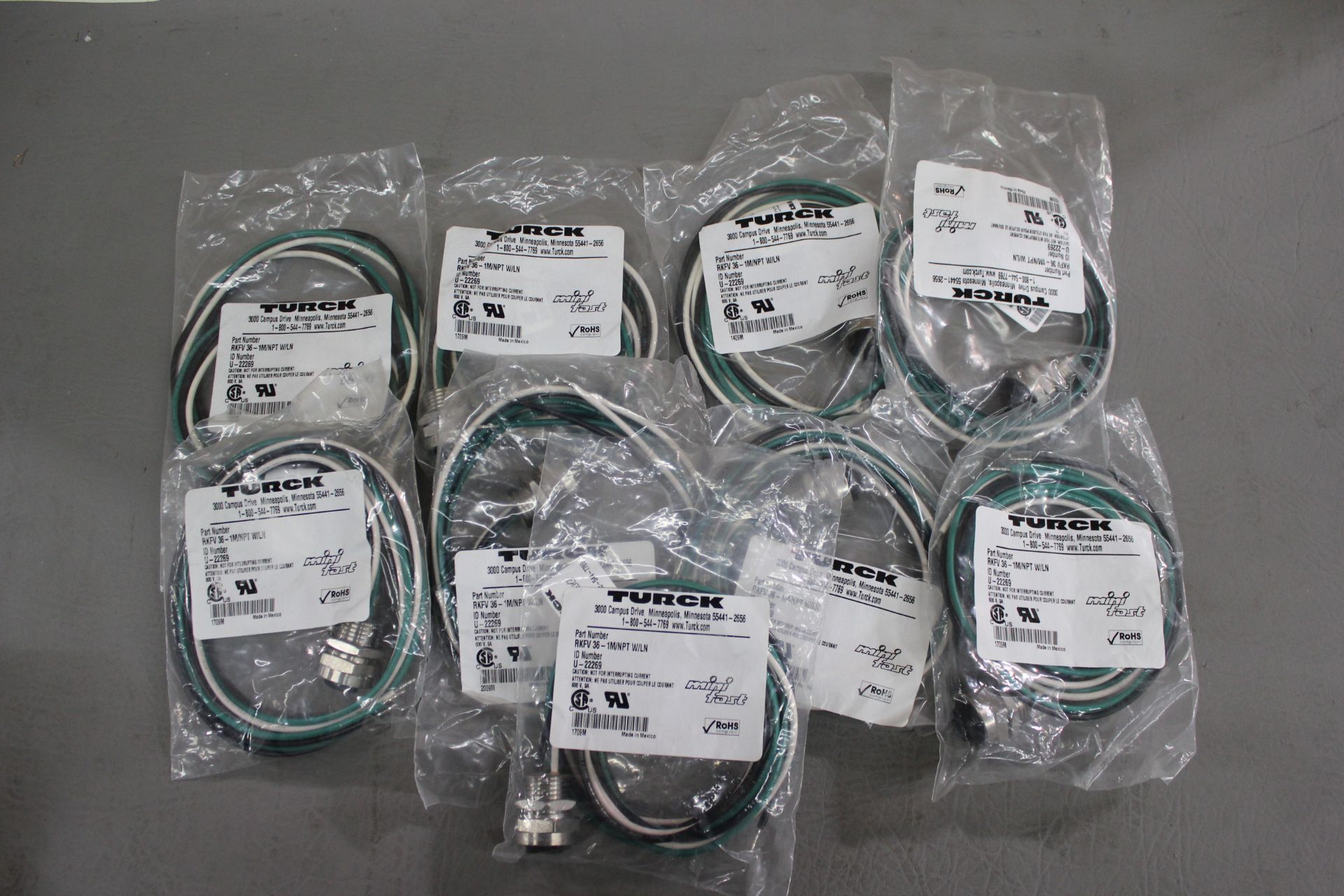 LOT OF NEW TURCK CABLES