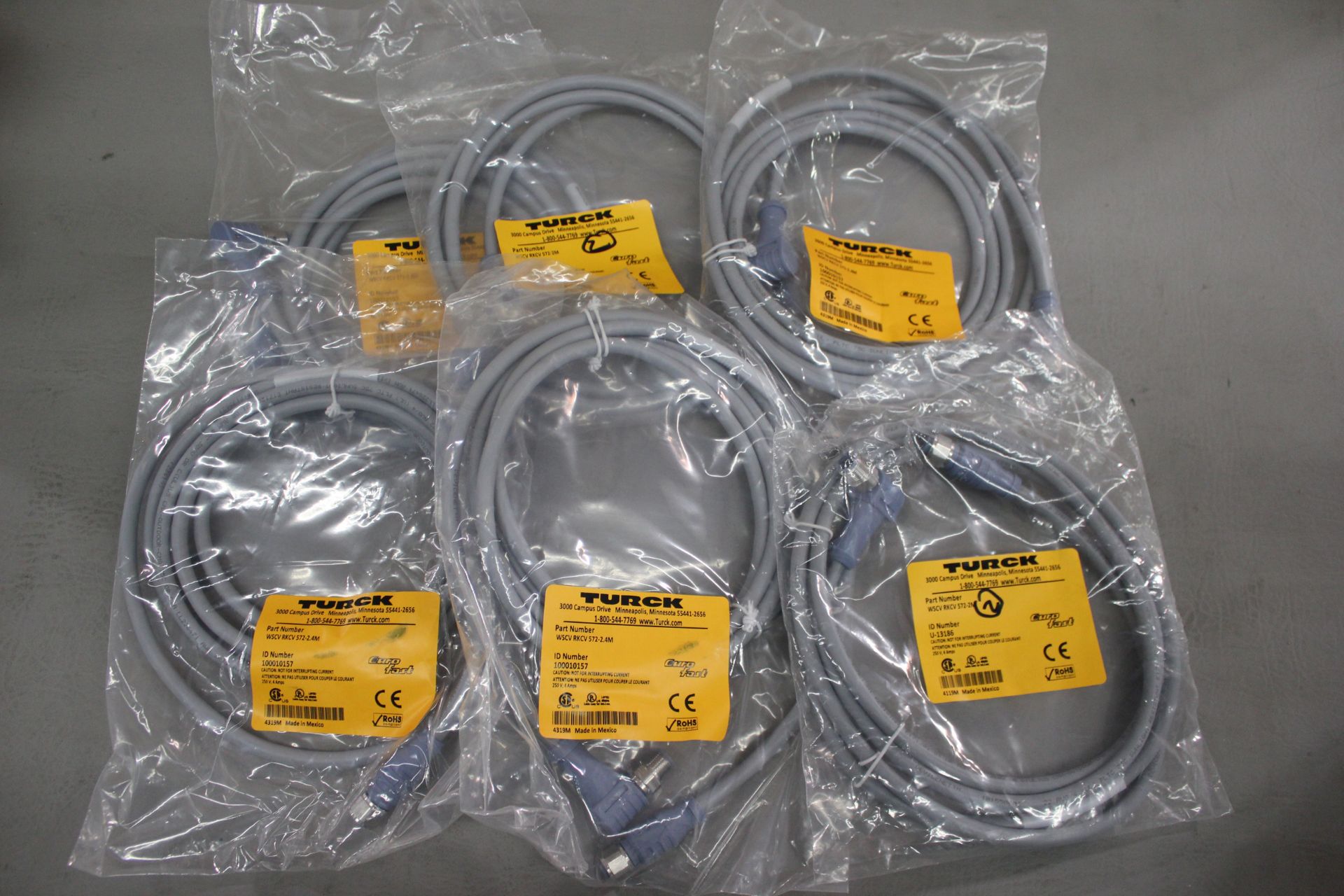 LOT OF NEW TURCK CABLES