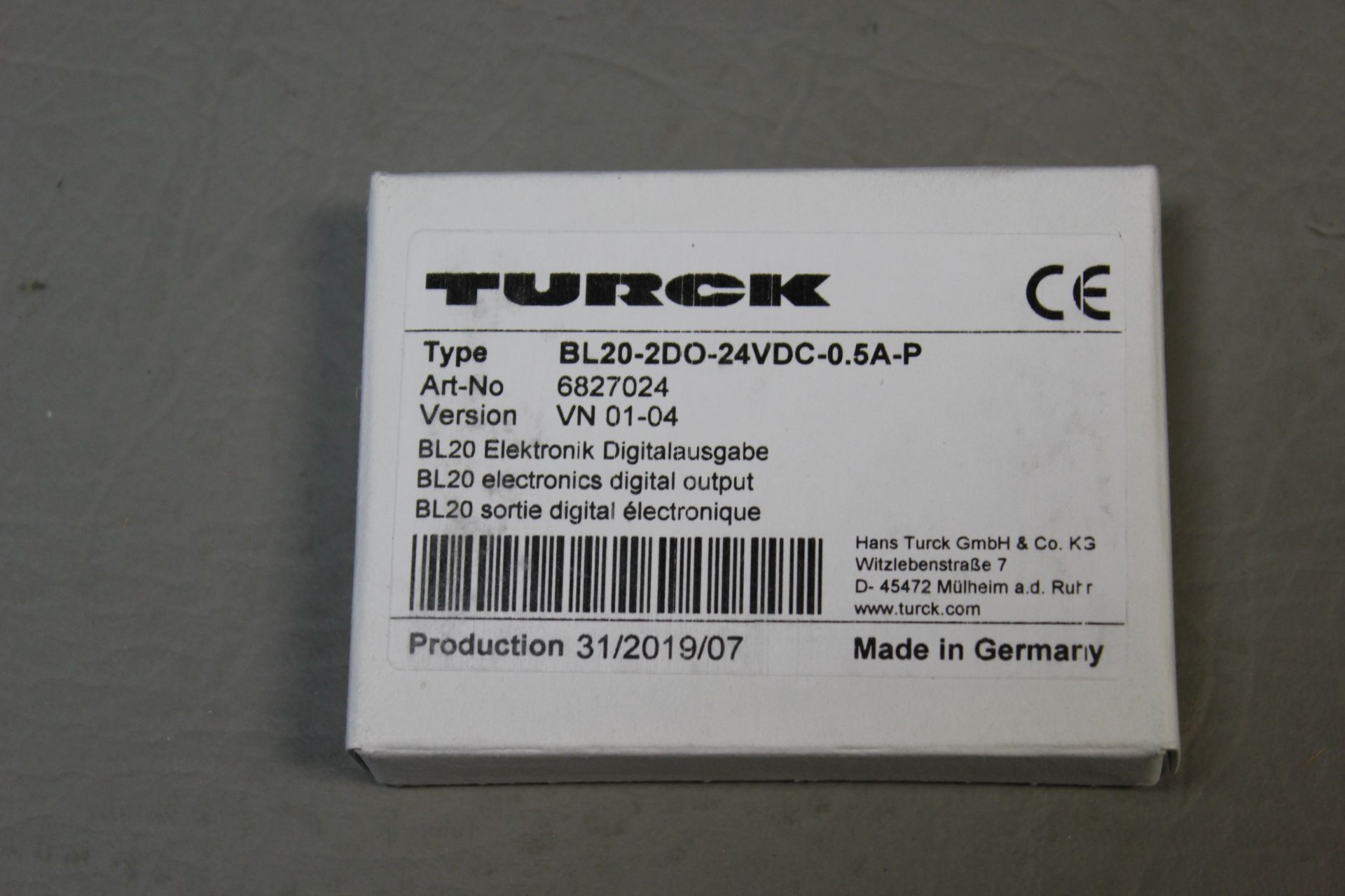 NEW TURCK MODULAR I/O MODULE