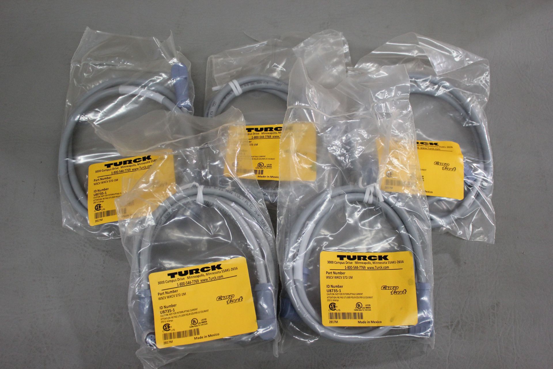 LOT OF NEW TURCK CABLES