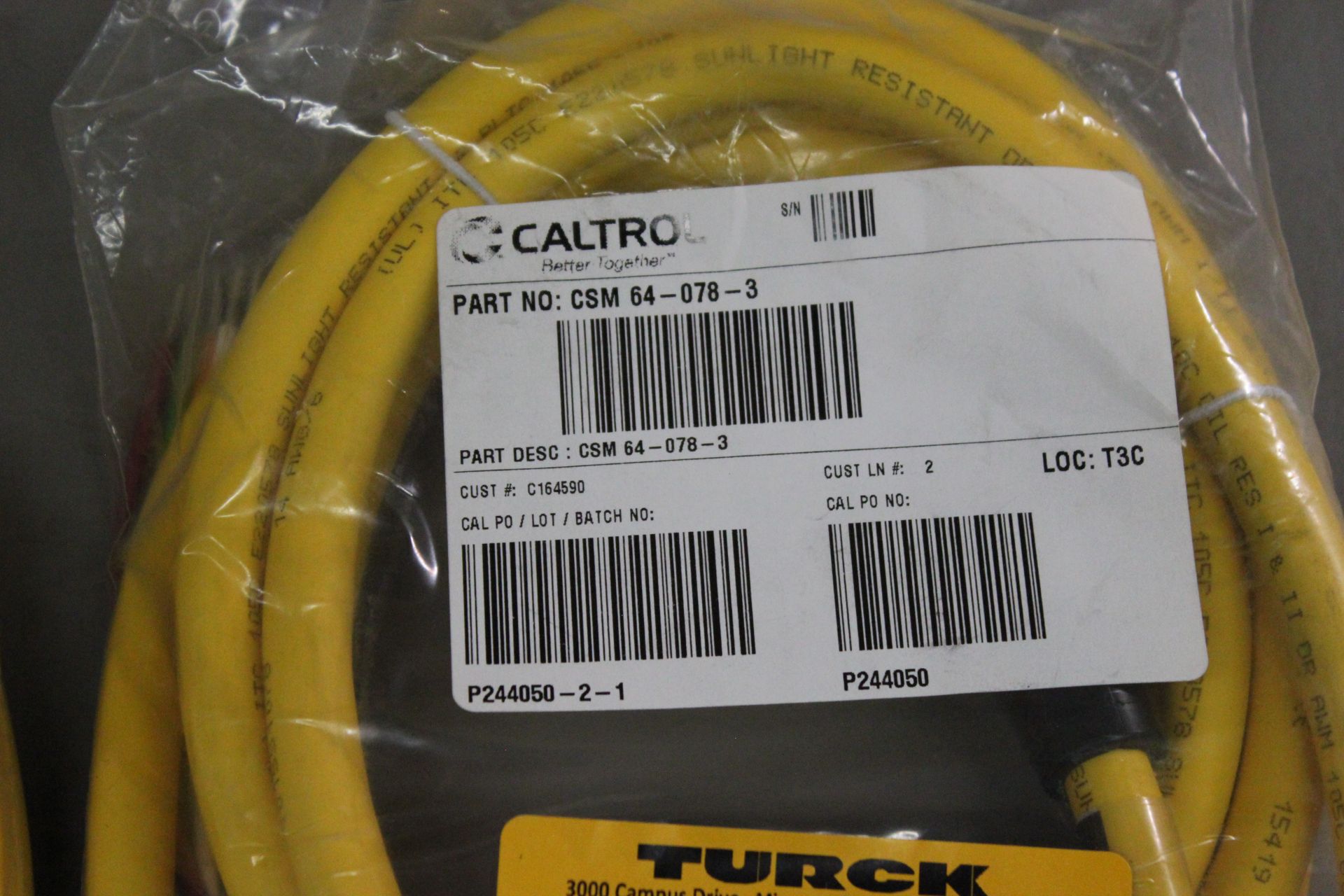 LOT OF NEW TURCK CABLES - Image 3 of 3