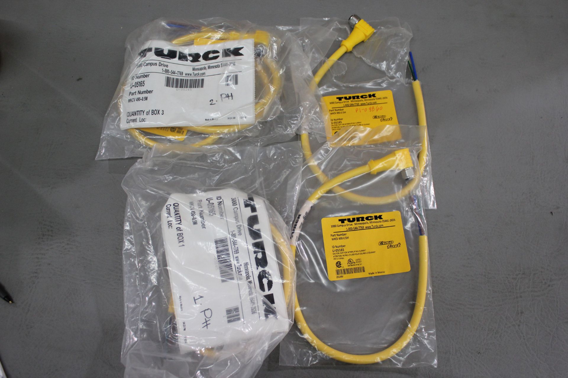 LOT OF NEW TURCK CABLES