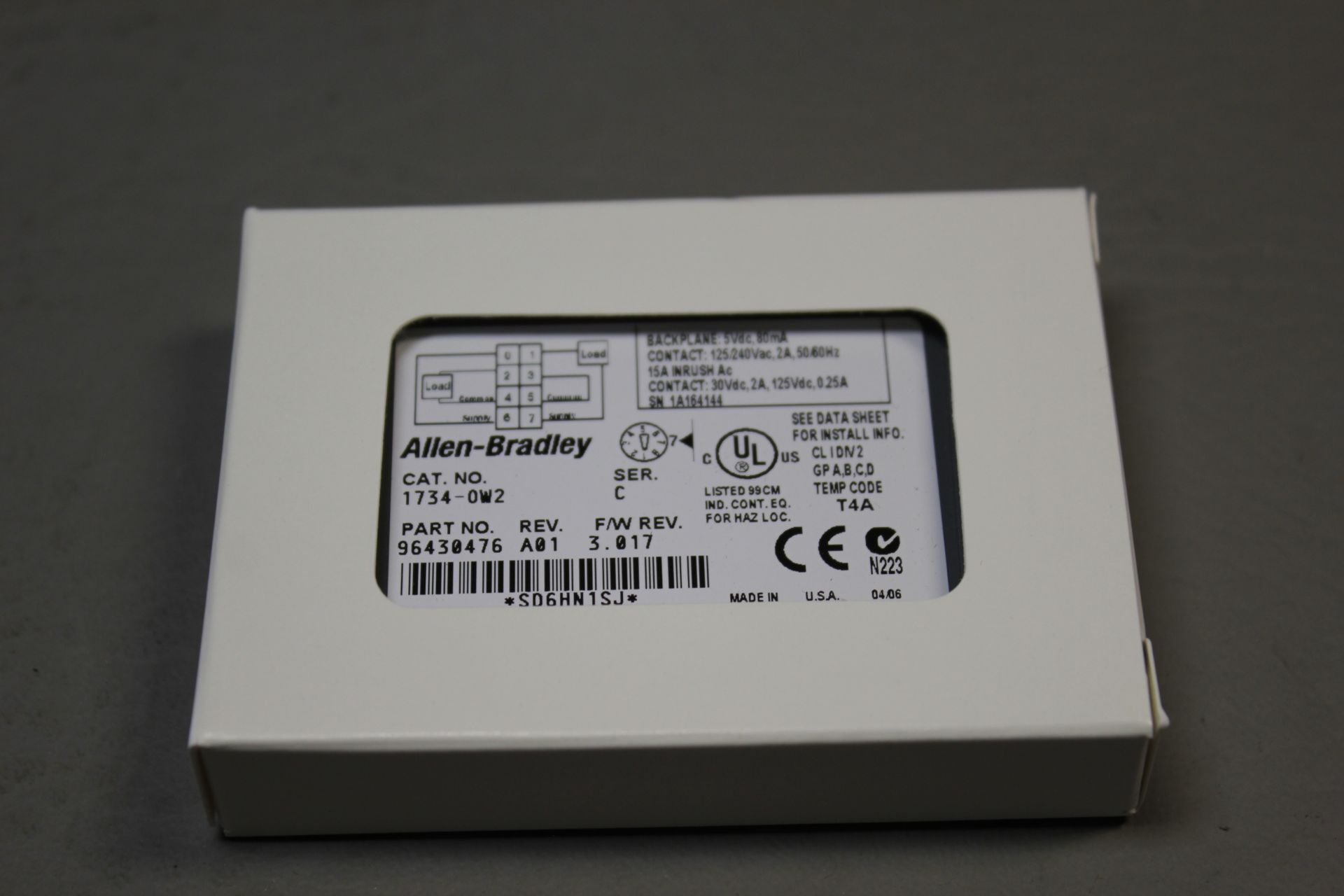 NEW ALLEN BRADLEY POINT I/O MODULE