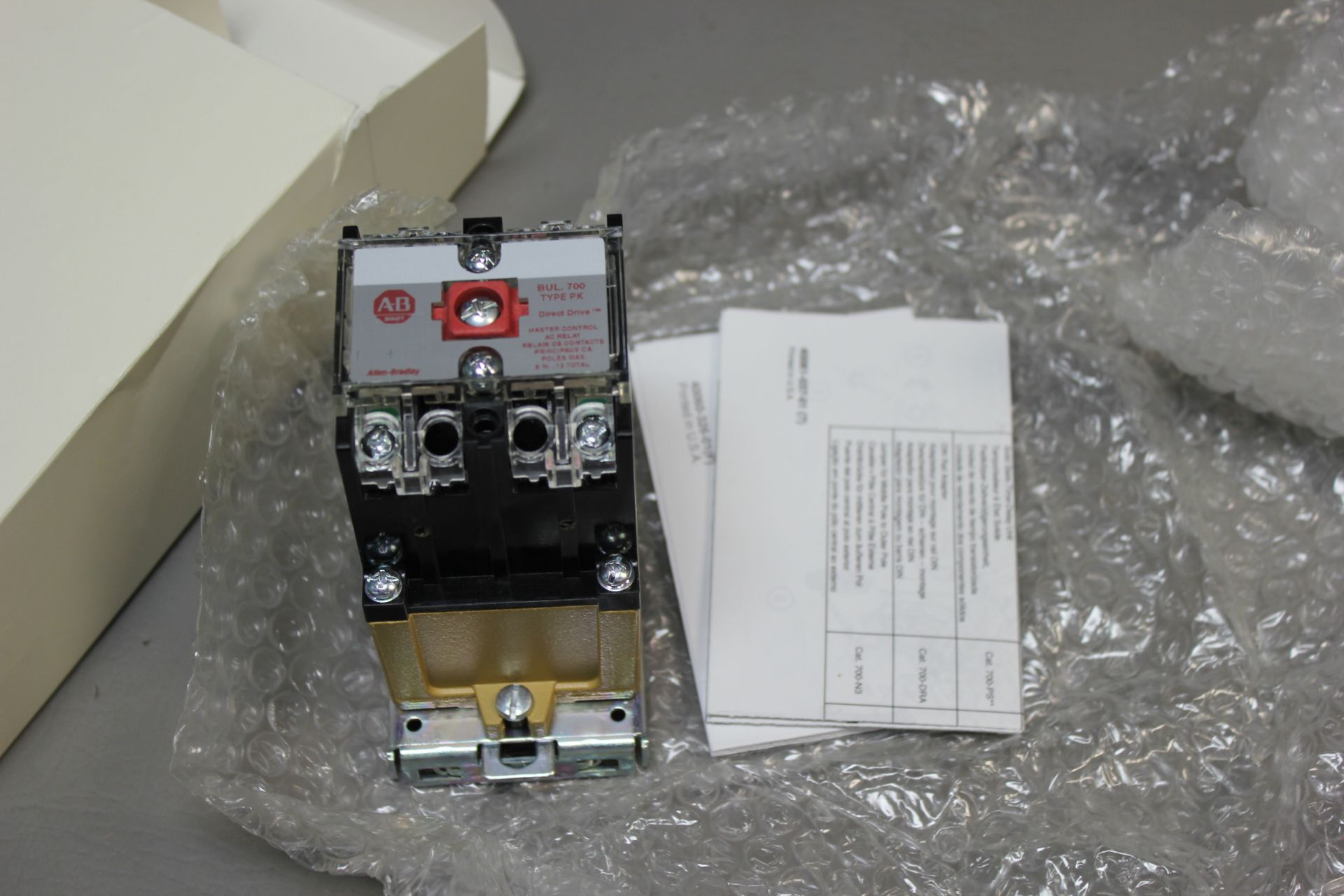 NEW ALLEN BRADLEY TYPE PK CONTROL RELAY - Image 3 of 5