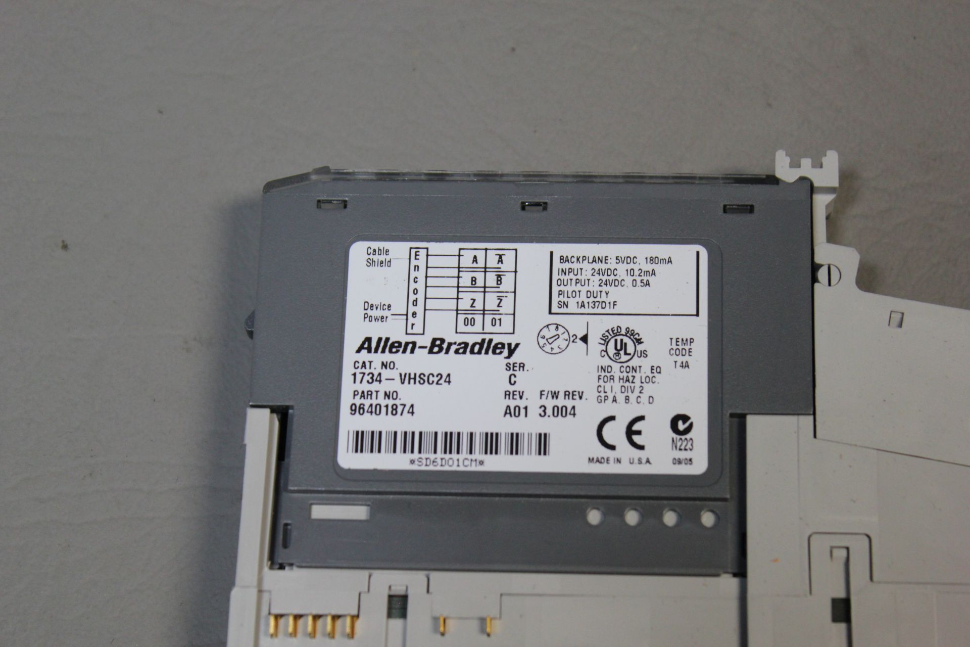 ALLEN BRADLEY VERY HIGH SPEED COUNTER MODULE SET WITH BASES - Image 7 of 8