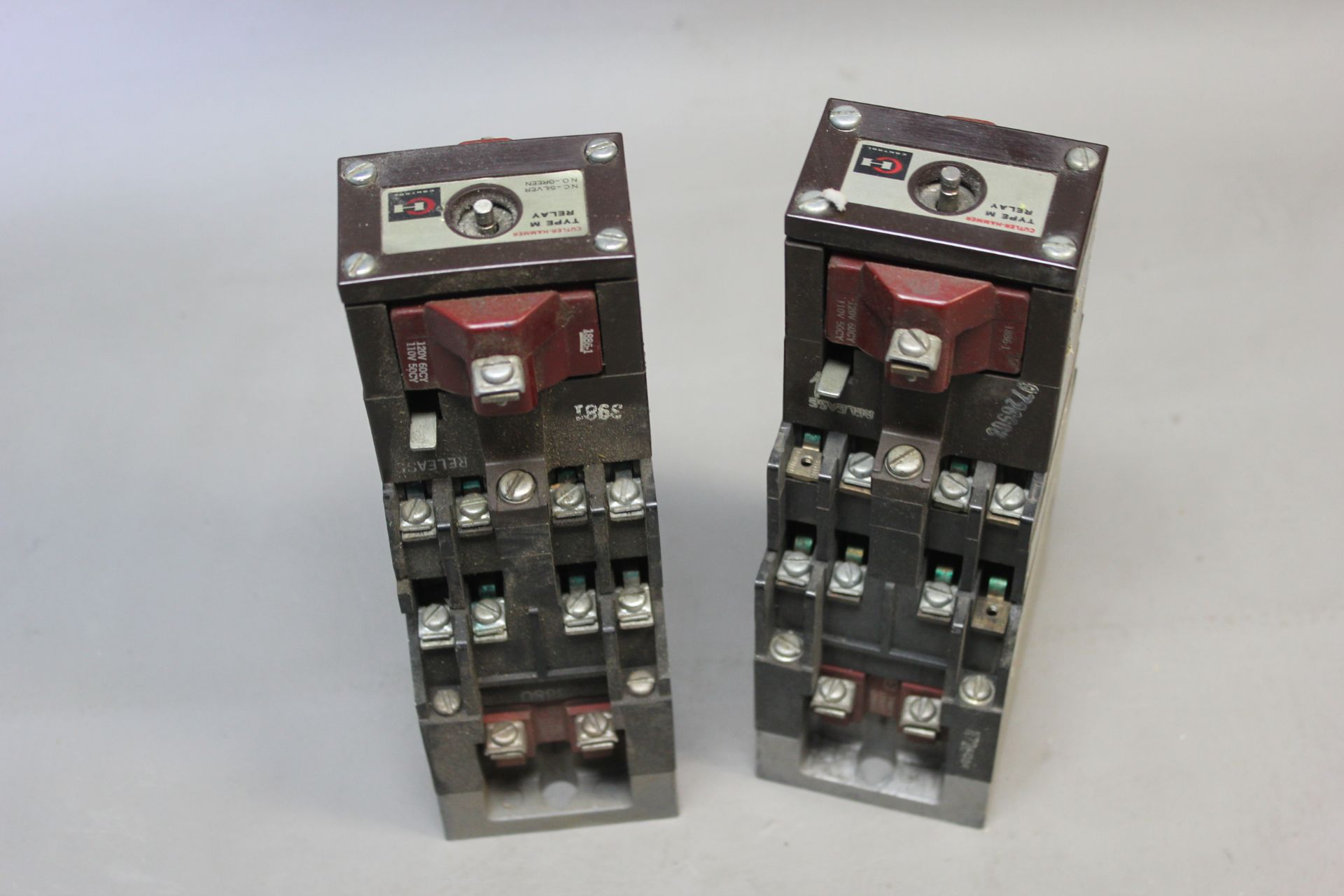 LOT OF CUTLER HAMMER TYPE M LATCHED RELAYS - Image 2 of 5