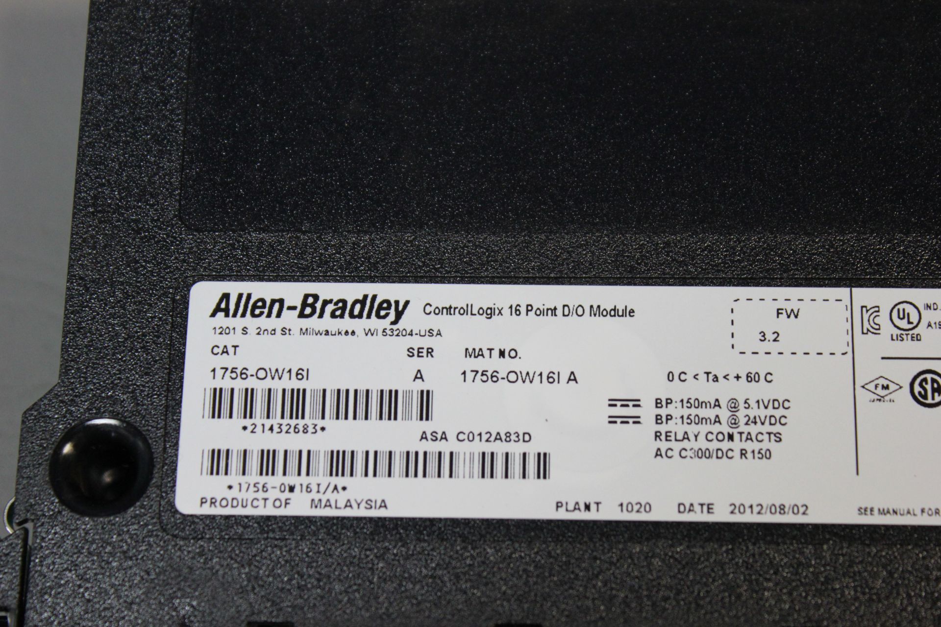 ALLEN BRADLEY PLC MODULE - Image 2 of 2